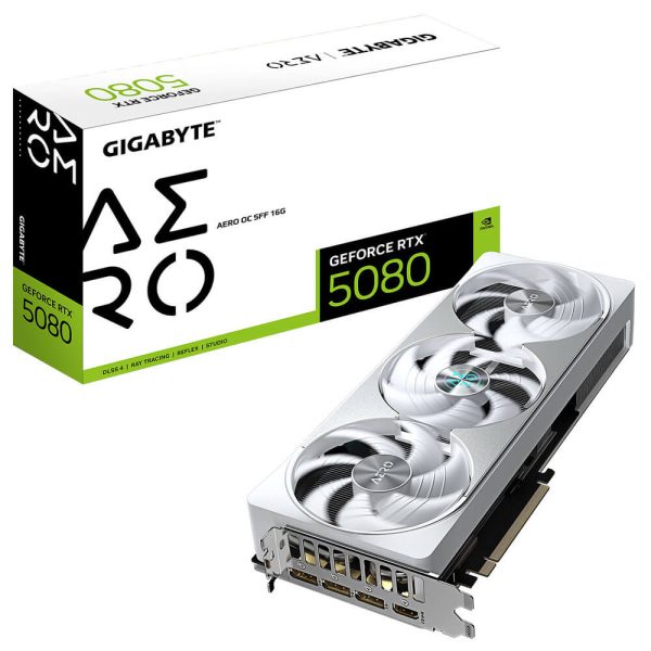 Gigabyte GeForce RTX 5080 AERO OC SFF 16G Graphics card