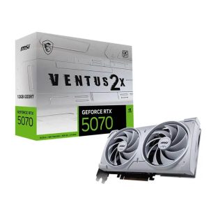 MSI GeForce RTX 5070 12G VENTUS 2X WHITE Graphics card