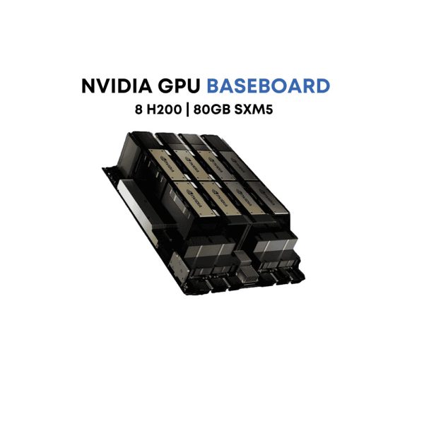 NVIDIA HGX H200 8x NVIDIA H200 SXM Baseboard 1.1 TB HBM3e NVLink 4 Switch