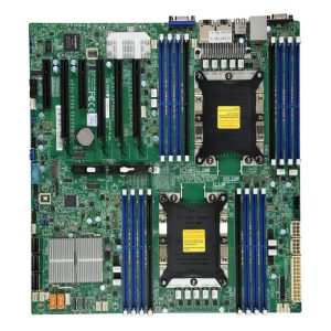 Supermicro X11DPH-Tq Server Motherboard, Dual Socket LGA-3647 (Socket E2) Supported, up to 205 W TDP CPUs