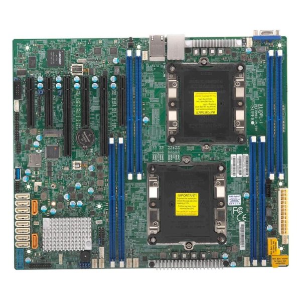 Supermicro X11DPL-I Server Motherboard, Dual Socket LGA-3647 (Socket P+) Supported, up to 140 W TDP CPUs