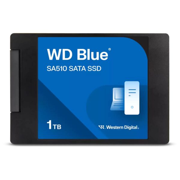 WD Blue SA510 SATA SSD 2.5”/7mm Cased - 1TB-WDS100T3B0A-00AXR0