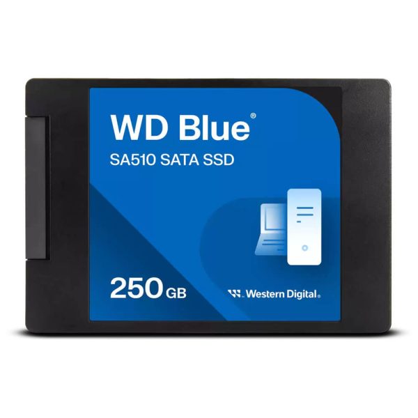WD Blue SA510 SATA SSD 2.5”/7mm Cased - 250GB-WDS250G3B0A-00AXR0