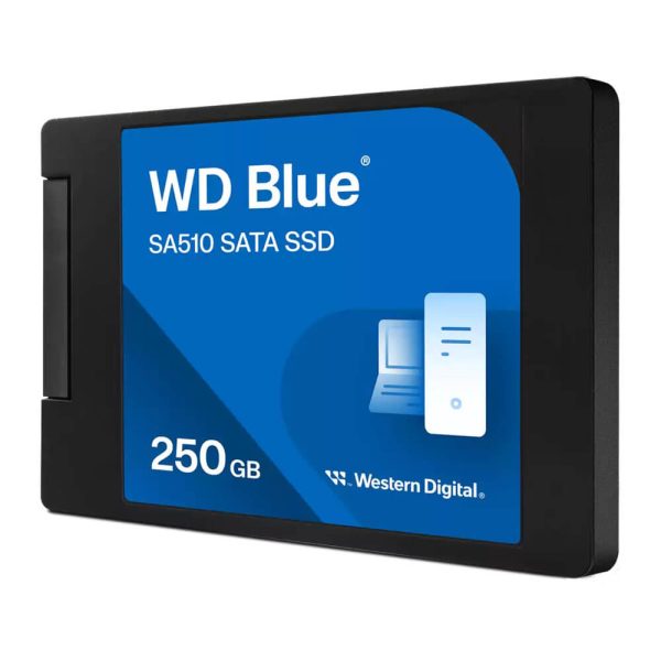 WD Blue SA510 SATA SSD 2.5”/7mm Cased - 250GB-WDS250G3B0A-00AXR0 - Image 2