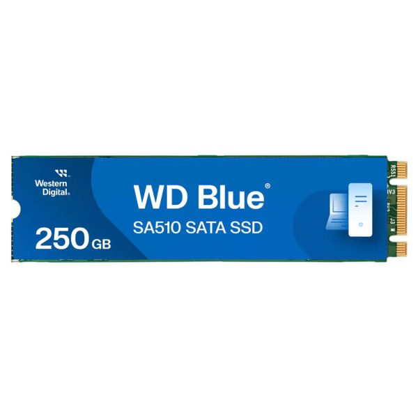 WD Blue SA510 SATA SSD M.2 2280 - 250GB-WDS250G3B0B-00AXS0