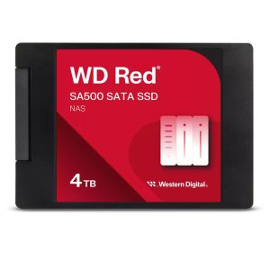 WD Red SA500 NAS SATA SSD 2.5”/7mm Cased - 4TB-WDS400T2R0A-68CKB0